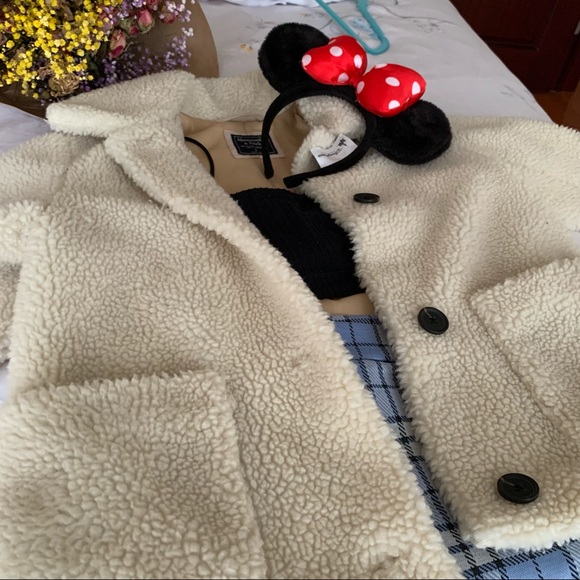 Abercrombie & Fitch fitted teddy coat - Picture 6 of 7